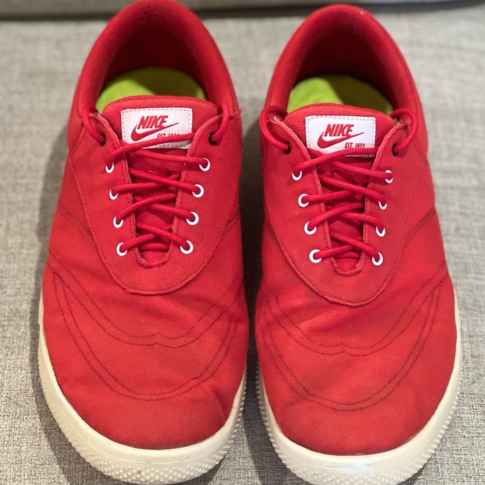Nike Lunar Swingtip Red Casual Golf Shoes Men Size 13